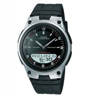 Casio Mens Combo Data Bank Watch, Black Resin Strap, Low Shipping