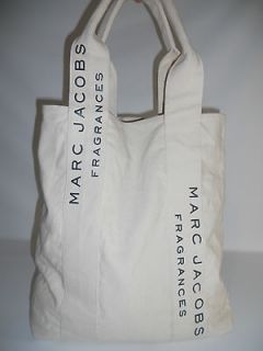Marc Jacobs Large Heavy Duty Canvas Tote Travel Bag Cosmetics