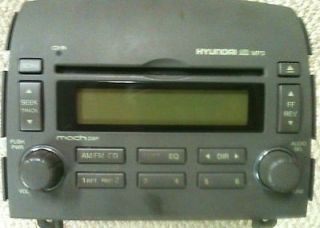 HYUNDAI Sonata Radio Stereo  CD Disc Player Gray VP5HBF 18C869  BG