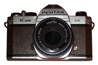 Pentax K1000 35mm SLR Film Camera with 50mm Lens