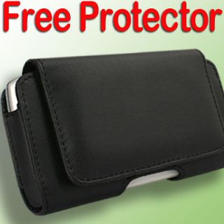 Genuine Leather Case for LG Dare Pouch Screen Protector