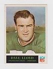 DAVE LLOYD 1965 Philadelphia Football # 134 RC Philadelphia Eagles