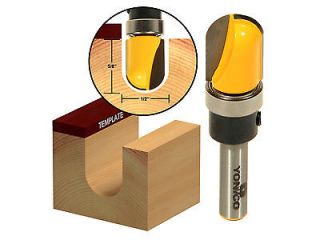 Round Nose Template Router Bit   Shank Bearing   1/2W x 5/8H