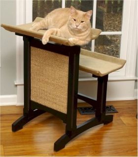 Mr. Herzhers Deluxe Double Cat Seat Furniture Window Lookout Perch