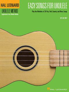 Easy Songs for Ukulele 20 Pop Folk Tunes Uke Sheet Music Book NEW