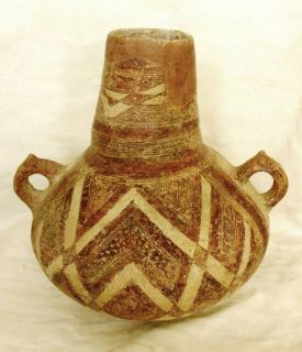 Antique Beautiful Palestine Islamic Ceramic Pot/Jar   Rare 18th C
