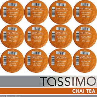 TASSIMO T Discs  Chai Latte TWININGS Of London Tea  6 24 Capsules