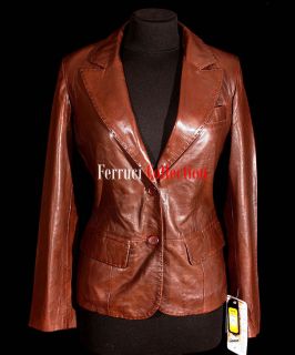 Charlize Brown Ladies Smart Casual Formal New Waxed Soft Leather