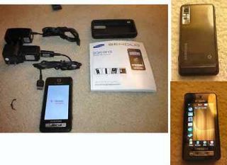 Samsung SGH T919 Behold   Black (T Mobile) with extras LOOK