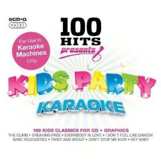 100 KARAOKE KIDS PARTY HITS 5 DISC CDG CD+G NEW+SEALED