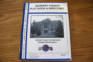 McHenry County Plat Book & Directory Atlas,Towner, North Dakota ND