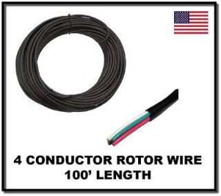  High Quality 4 Conductor Rotor Wire   Antenna Rotator Cable   3 / 4