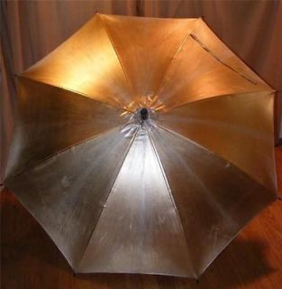 Vintage 1980s Christian Dior liquid gold umbrella, parapluies. Full
