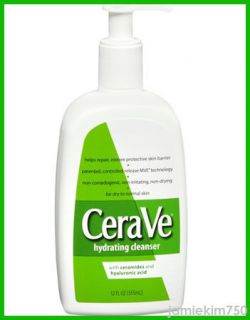 CeraVe Hydrating Cleanser 12oz / 355ml Acne Wash NEW FRESH