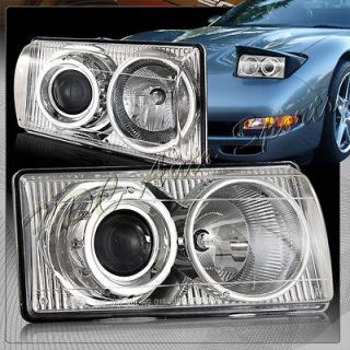 1997 2004 Chevy Corvette C5 Euro Chrome / Clear Projector Head Light