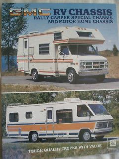 GMC RV Chassis & Motorhome Chassis brochure 1983