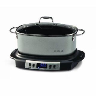 Newly listed West Bend 84966 Oval 6 Qt Program Slow Cooker
