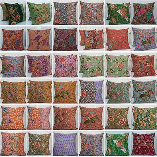 Newly listed 50 Batik Oriental Asian Flower Couch Sofa Pillow/Cushion