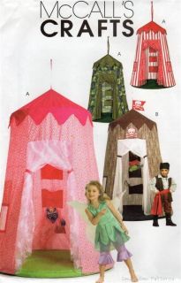 5827 SEWING PATTERN Darling Kids Tent Playhouse TeePee Play House