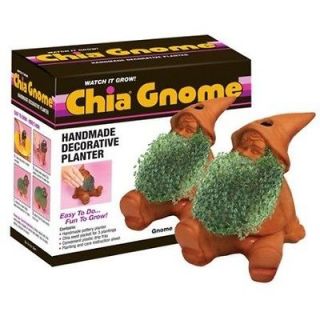 NEW Chia Pet Gnome Planter Decorative Handmade Pottery Troll Elf