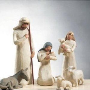 Willow Tree Christian Christmas Collectible 6 Piece Nativity Set