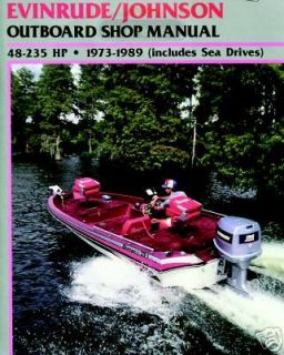 Johnson Evinrude Outboard Service Manuals Manual on c/d cd boat