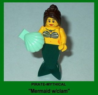 PIRATES Lego Female Mermaid Shell Bra & Clam NEW Merman #2C