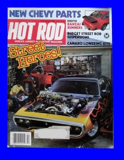 HOT ROD FEB 1983,1940 CHEVY,50 FORD COUPE,1969 MUSTANG,FEBRUA RY