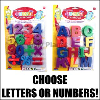 FRIDGE MAGNETS CHILDRENS LEARNING KIDS MAGNETIC LETTERS OR NUMBERS
