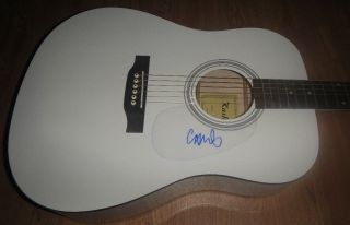 Chris Martin Coldplay Signed Autographed Acoustic Guitar Mylo Xyloto
