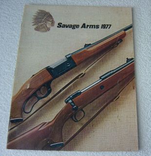 1979 SAVAGE ARMS FIREARMS SHOTGUN RIFLE GUN CATALOG BROCHURE ORIGINAL