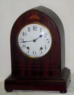 ANTIQUE NEW HAVEN CONNECTICUT, BEEHIVE CHIME CLOCK 8 DAY WORKING CASE