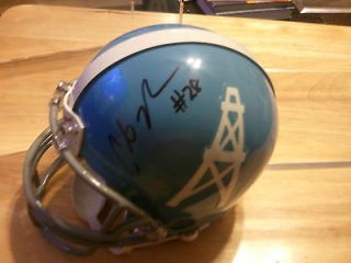 Chris Johnson Autographed Titans Mini helmet