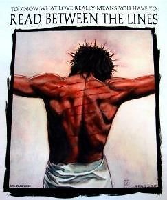 READ BETWEEN THE LINES Christian JESUS T shirt (S 3X)