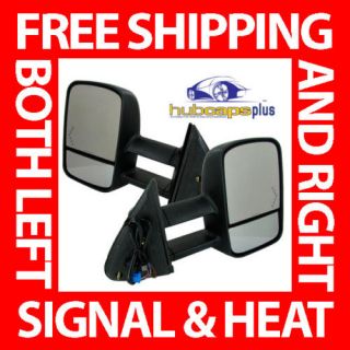 07 11 Chevy Truck Power Heated Memory Signal Towing Side View Mirrors