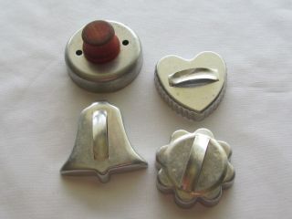 Holiday Theme Cookie Biscuit Cutter Choice Bell Heart