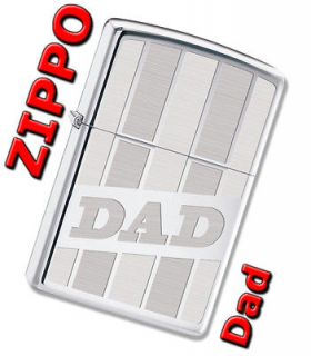 Zippo DAD High Polish Chrome Windproof Lighter 28374 *NEW*