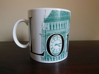 Starbucks City Mug LONDON Collector Series 1994 Jerry Greer, Jan
