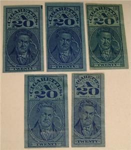 Tobacco Cigarettes Stamps, different series, lot #14