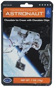 Astronaut Freeze Dried Ice Cream Chocolat e Flavor w Chocolate Chip