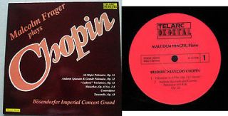 MALCOLM FRAGER PLAYS CHOPIN   Bosendorfer Imperial Grand, LP Telarc