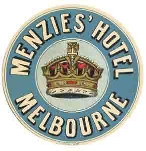Melbourne, Australia Hotel Vintage 1950s Style Travel