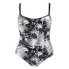 Panache Claudette Swimsuit SW0650 Black / Ivory 30   38 D   J Cup