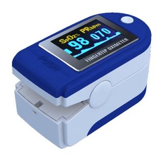 2012 FDA CE finger pulse oximeter spo2 & pr 6 colors 4 display CMS_50D