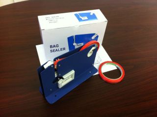 Poly Bag Sealer Tape Dispenser (+2 Rolls) [Packaging Machine]