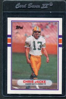 1989 Topps Traded Chris Jacke RC #72T Mint