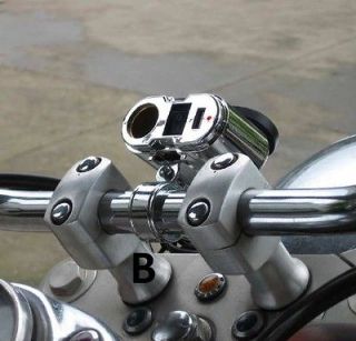 New Eklipes Cobra Chrome Motorcycle Power Adapter Charger for iPhone