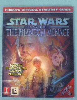 Video game strategy guide Star Wars Episode 1 Phantom Menace PC