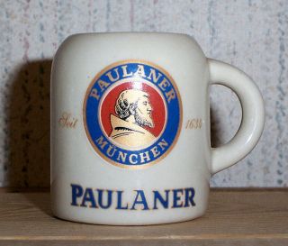 Paulaner Munchen Mini Beer Mug Stein Miniature Bockling