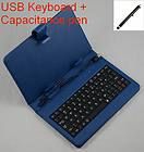 Keyboard Case+Stylus For 7 Coby Kyros MID7034 MID7012 MID7014 MID7015